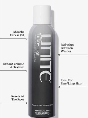 Unite U Dry High Volumizing Dry Shampoo Spray - Gray